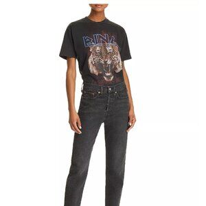 Anine Bing Tiger Graphic Tee XS EUC